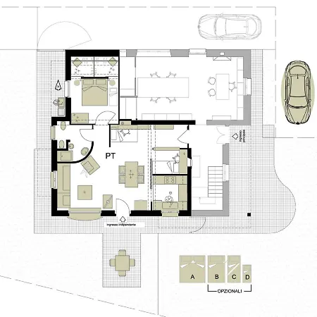 Apdf Con Giardino Apartmán